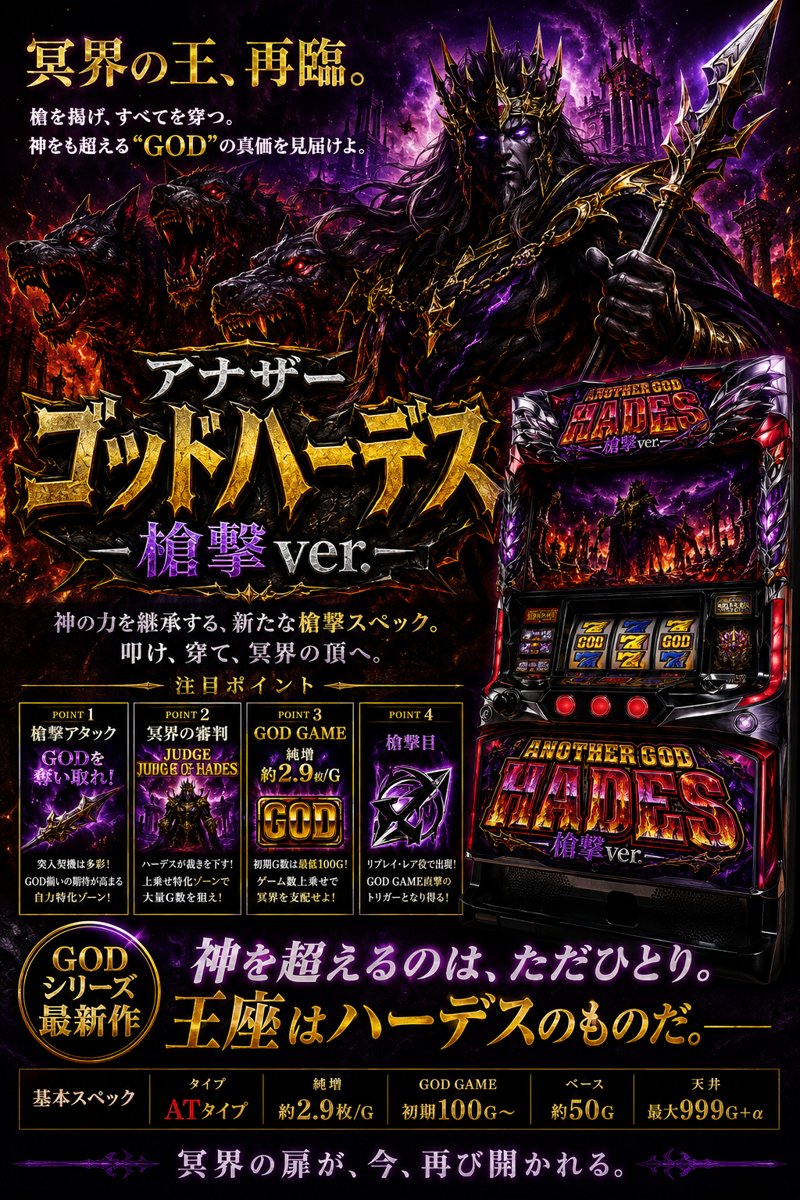 Ｐアナザーゴッドハーデス‐獄炎‐