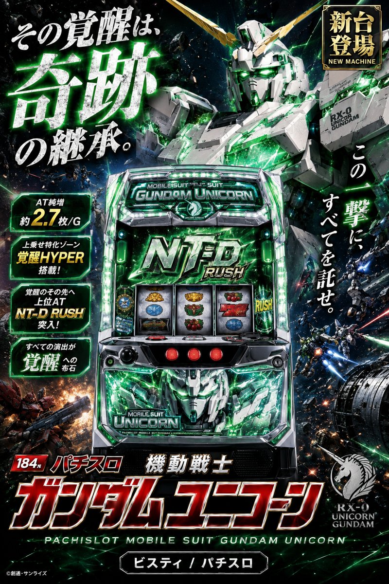 ＰＦ機動戦士ガンダムユニコーン再来　１２９ｖｅｒ．