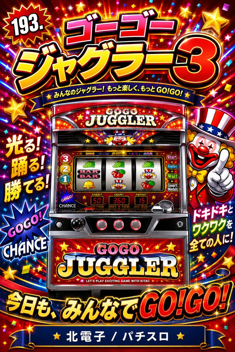 ゴーゴージャグラー３