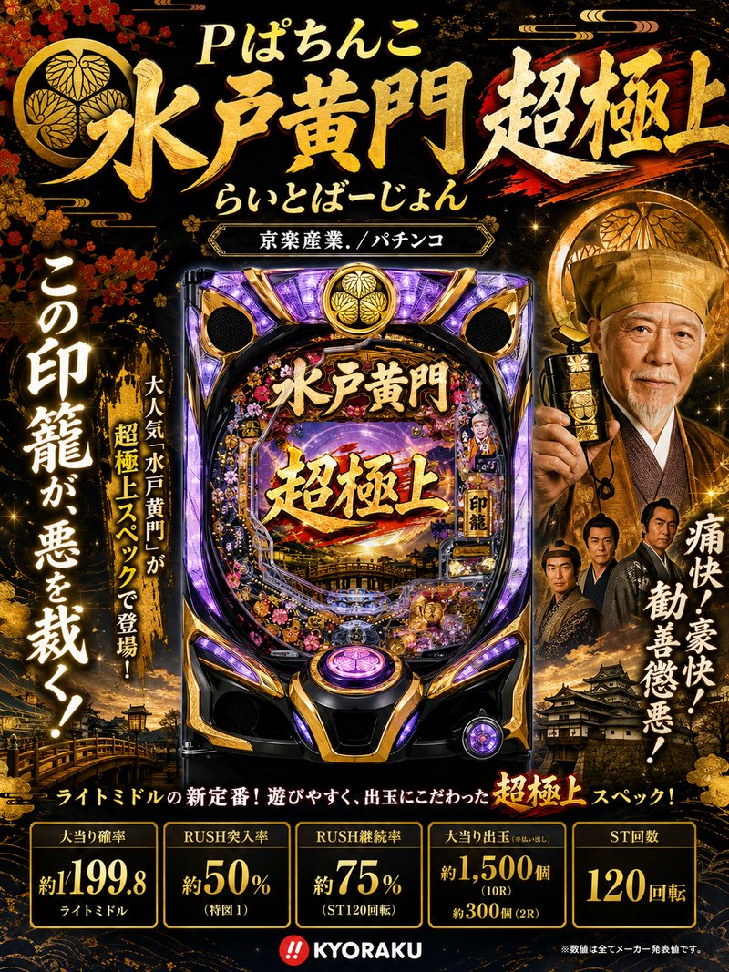 Pぱちんこ水戸黄門 超極上 らいとばーじょん