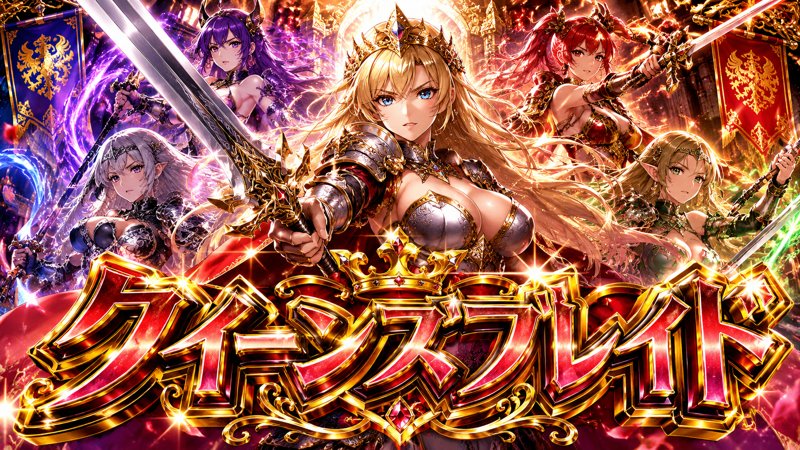 パチスロ　クイーンズブレイド２　玉座を継ぐ者　バトルバージョン