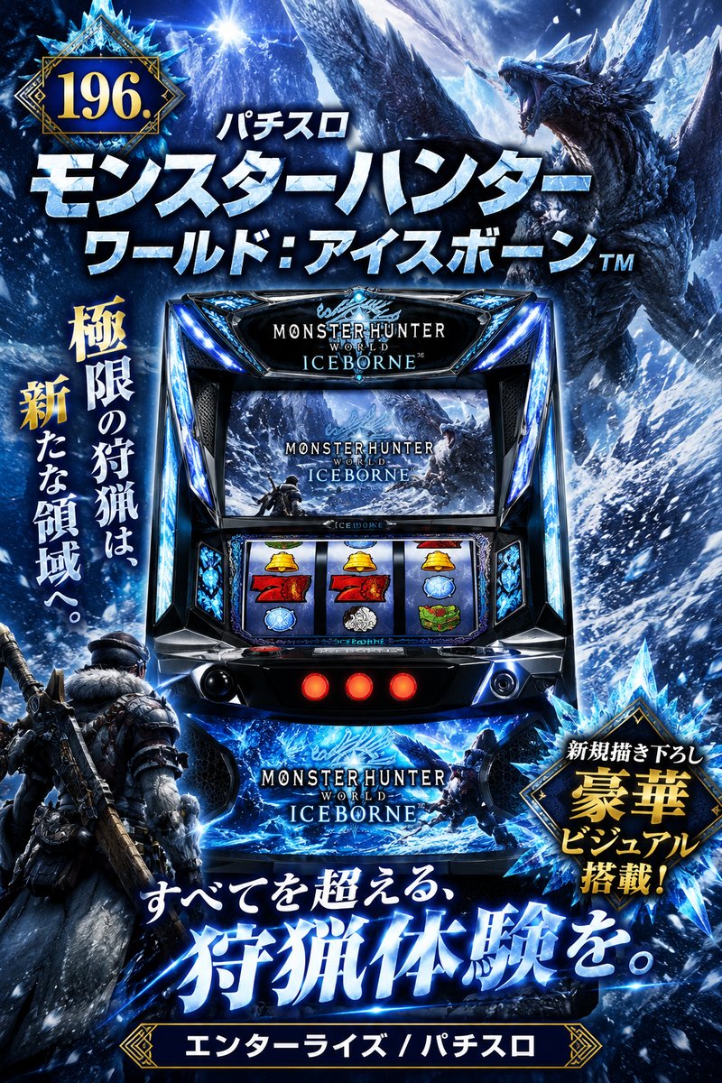 パチスロ　モンスターハンターワールド：アイスボーンＴＭ