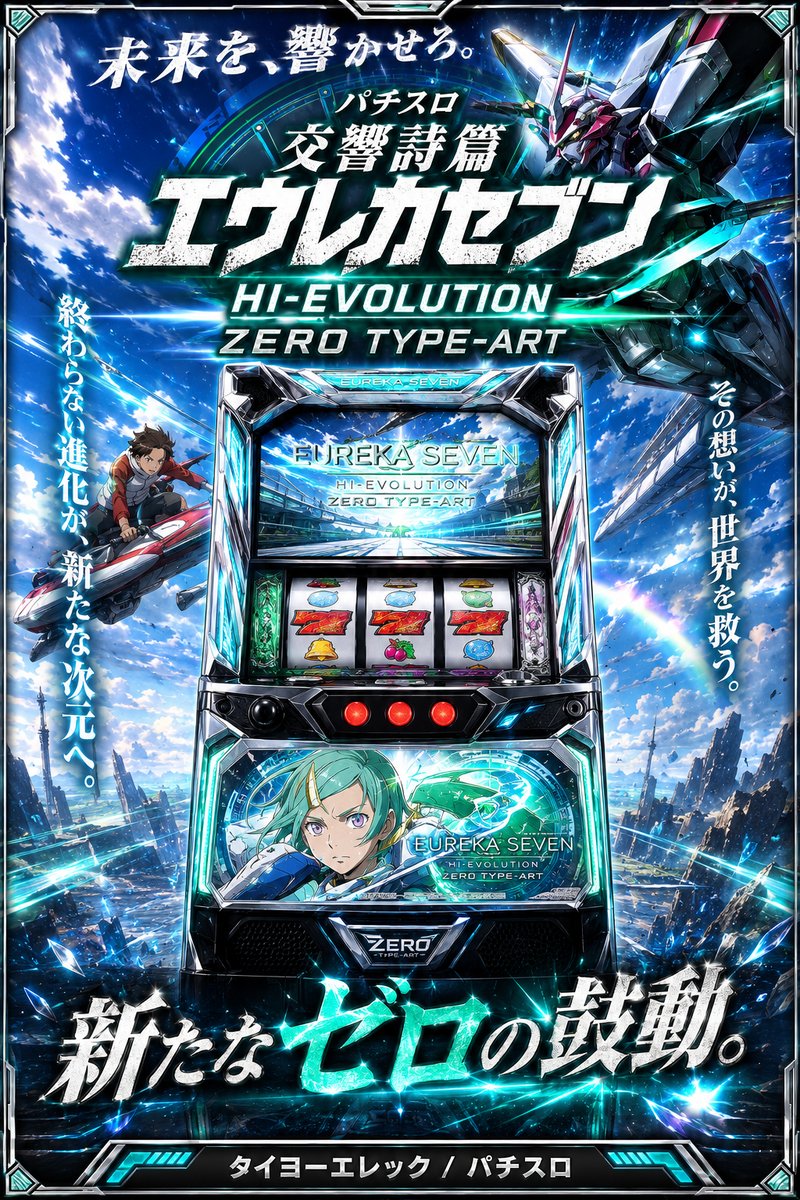 パチスロ交響詩篇エウレカセブン HI-EVOLUTION ZERO TYPE-ART