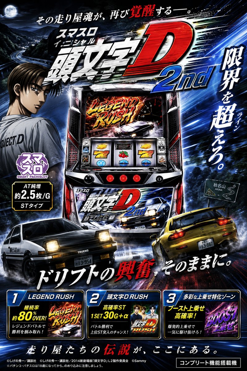 スマスロ頭文字Ｄ　２ｎｄ