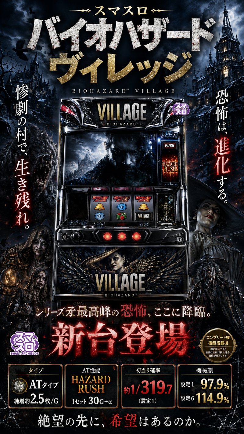 スマスロ　バイオハザード　ヴィレッジ