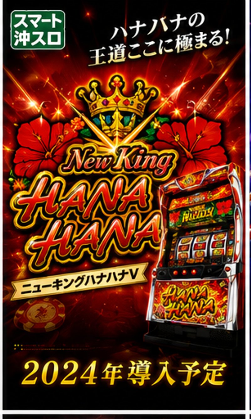 スマート沖スロ　ニューキングハナハナＶ