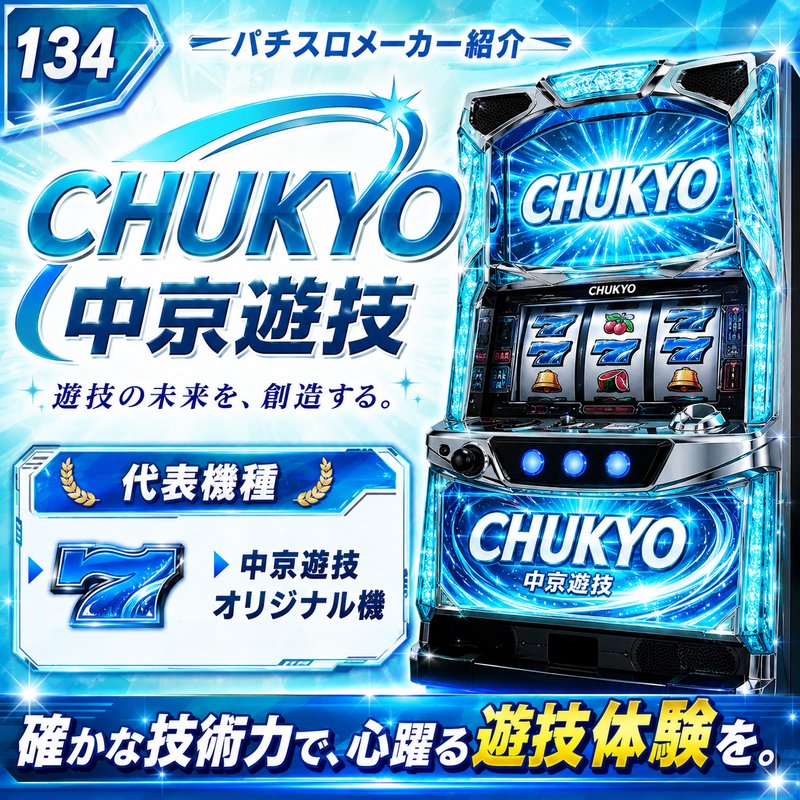 中京遊技 メーカー