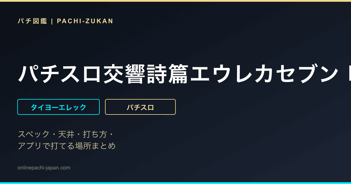 パチスロ交響詩篇エウレカセブン HI-EVOLUTION ZERO TYPE-ART
