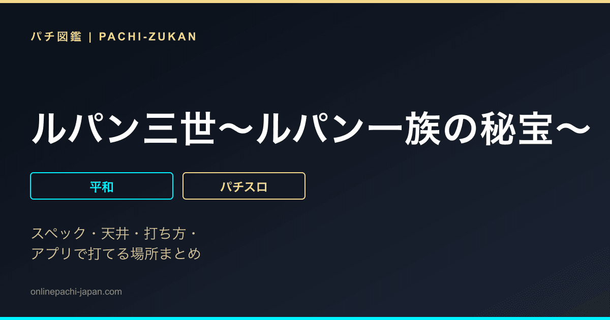 ルパン三世〜ルパン一族の秘宝〜