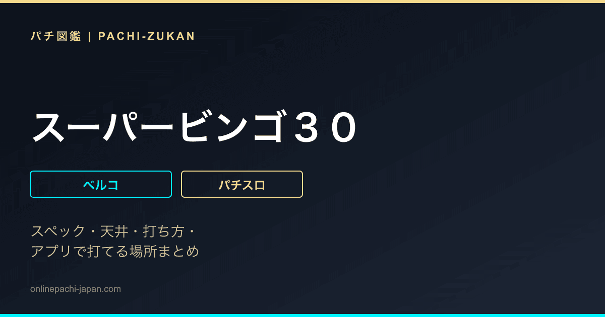 スーパービンゴ３０